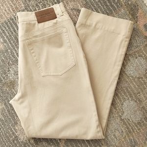 Vintage Lauren Ralph Lauren-Beige High Waisted Jeans (10)